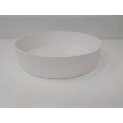 Econo tray rond 6" (un.cs.36) Blanc