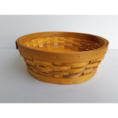 Panier en osier 10 x 2½"