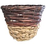 Panier bois tressé 8"