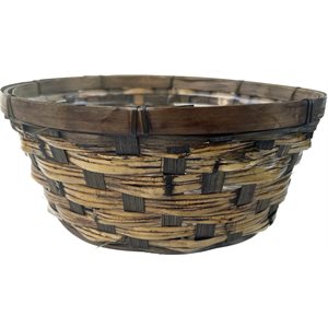 Panier osier rond 10"